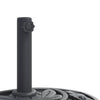 parasolfod Ø38/48 mm stænger 9 kg halvrund