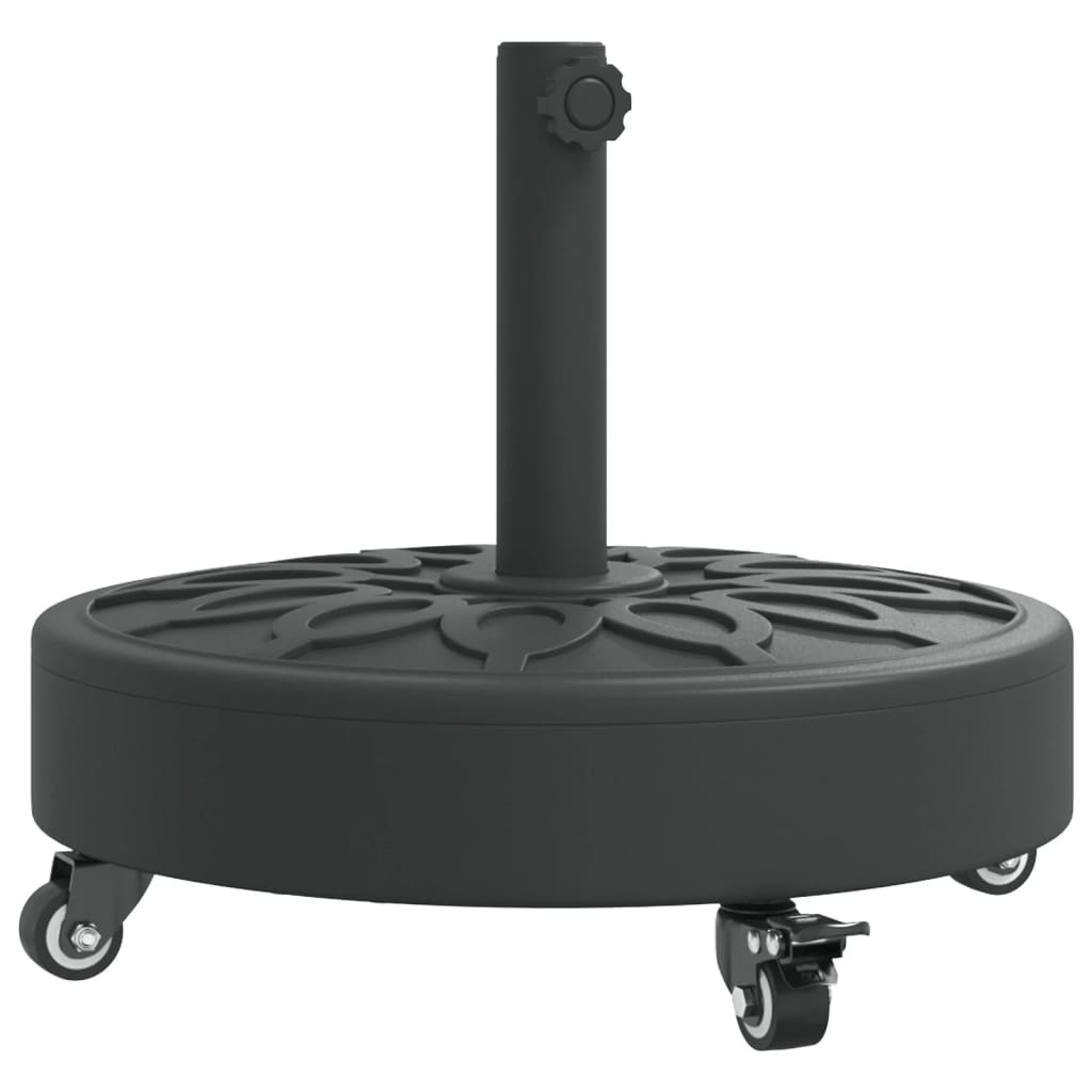 parasolfod med hjul til Ø38/48 mm stænger 27 kg rund