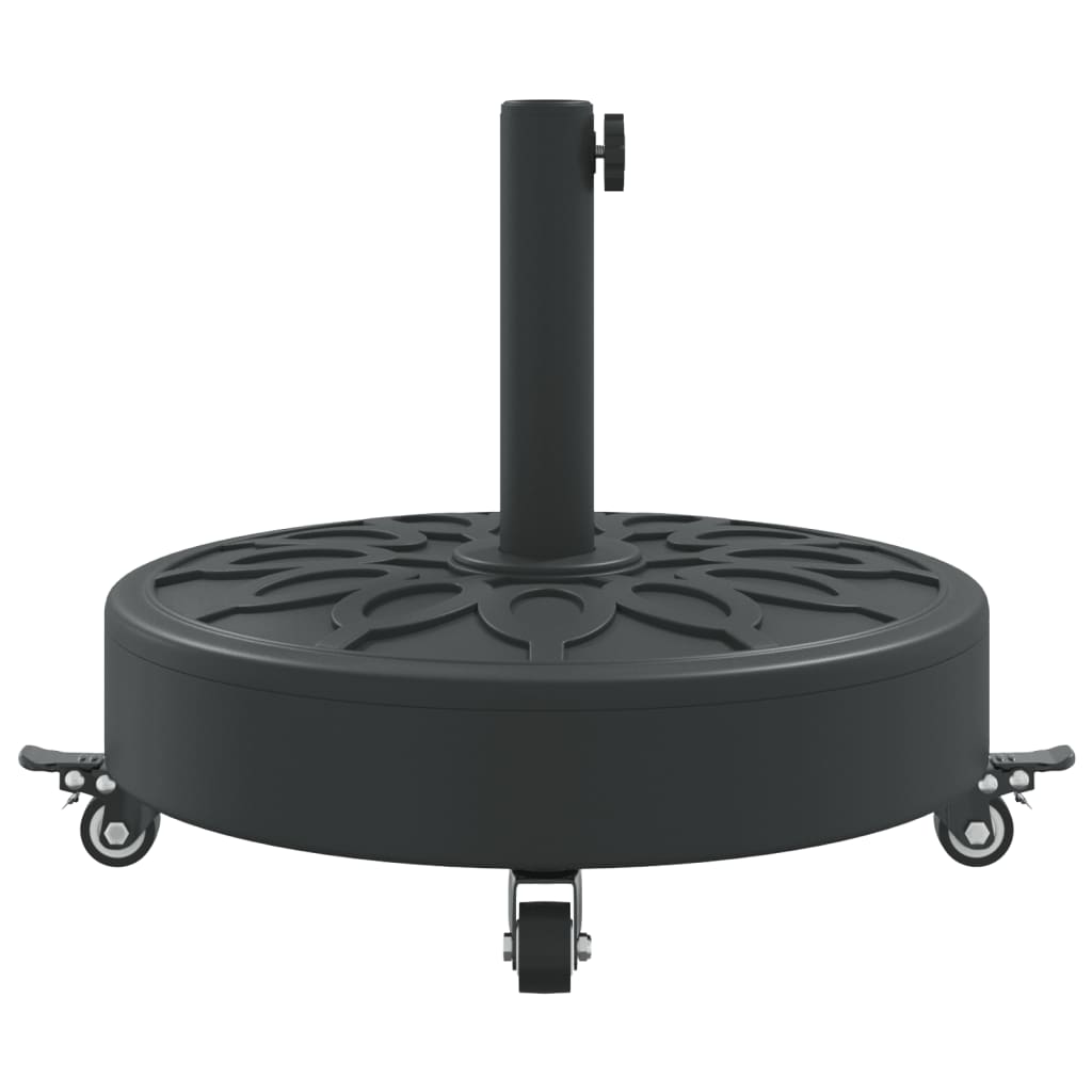 parasolfod med hjul til Ø38/48 mm stænger 27 kg rund