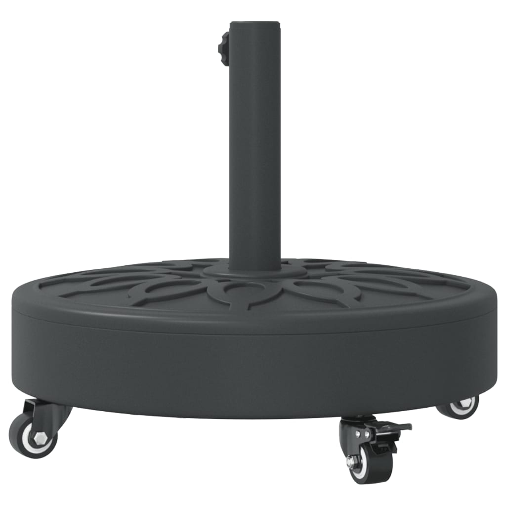 parasolfod med hjul til Ø38/48 mm stænger 27 kg rund
