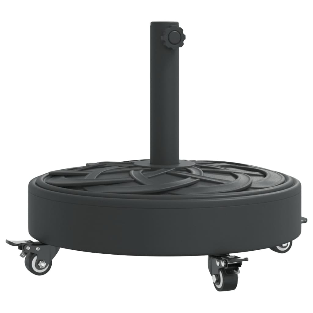 parasolfod med hjul til Ø38/48 mm stænger 27 kg rund