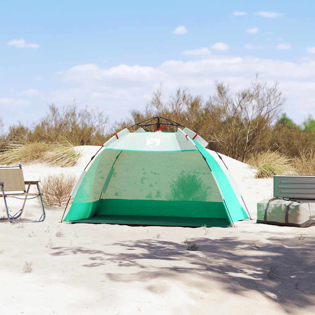 2-personers campingtelt vandtæt quick-release grøn