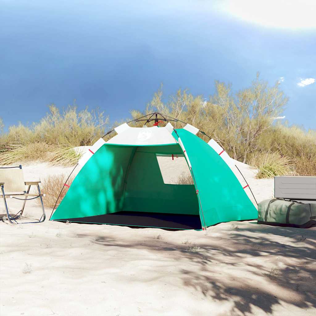 2-personers campingtelt vandtæt quick-release grøn