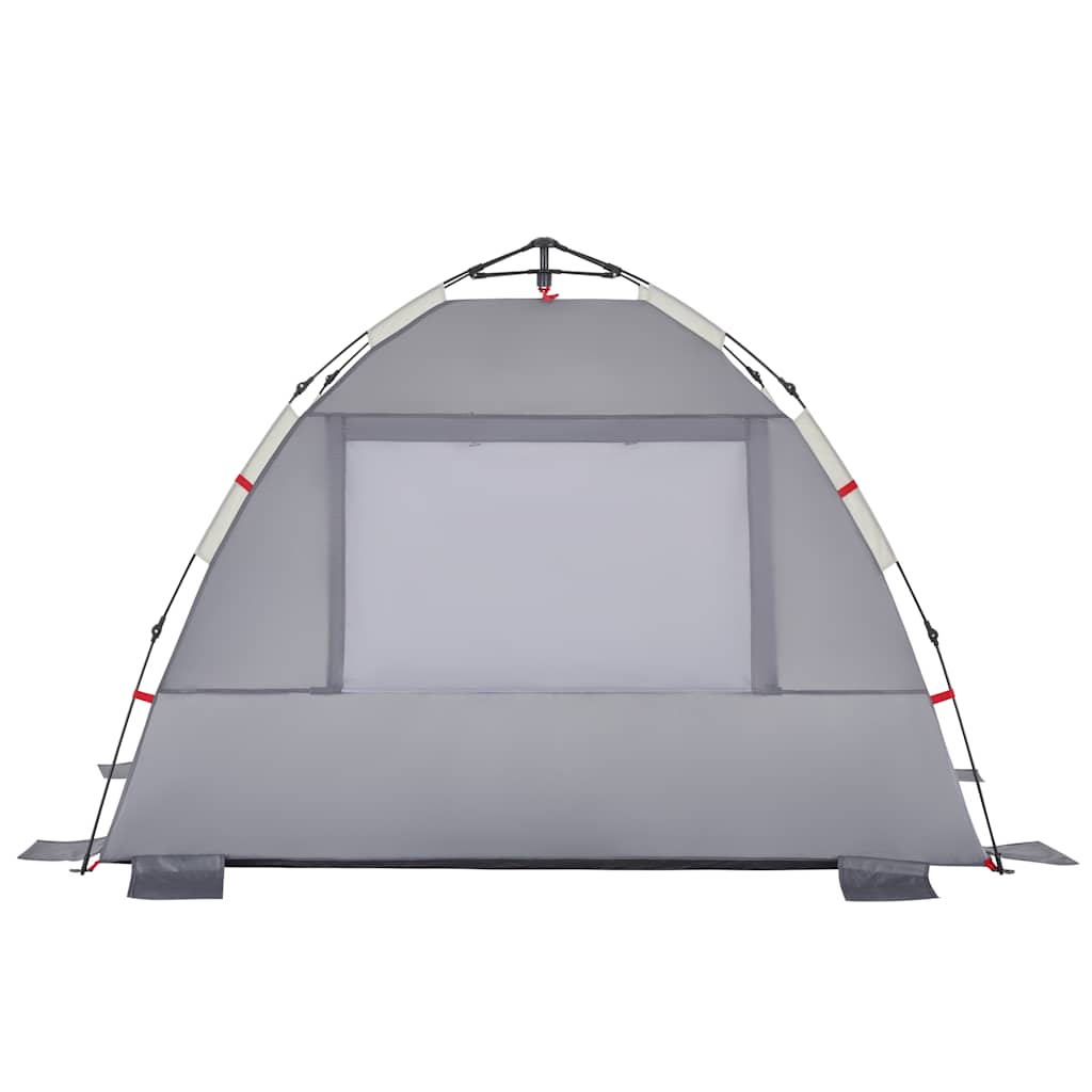 2-personers campingtelt vandtæt quick-release grå