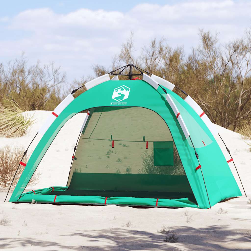 2-personers campingtelt vandtæt quick-release grøn