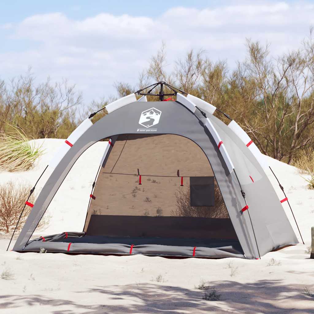 2-personers campingtelt vandtæt quick-release grå