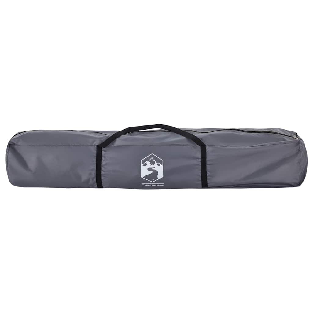 4-personers campingtelt vandtæt quick-release grå