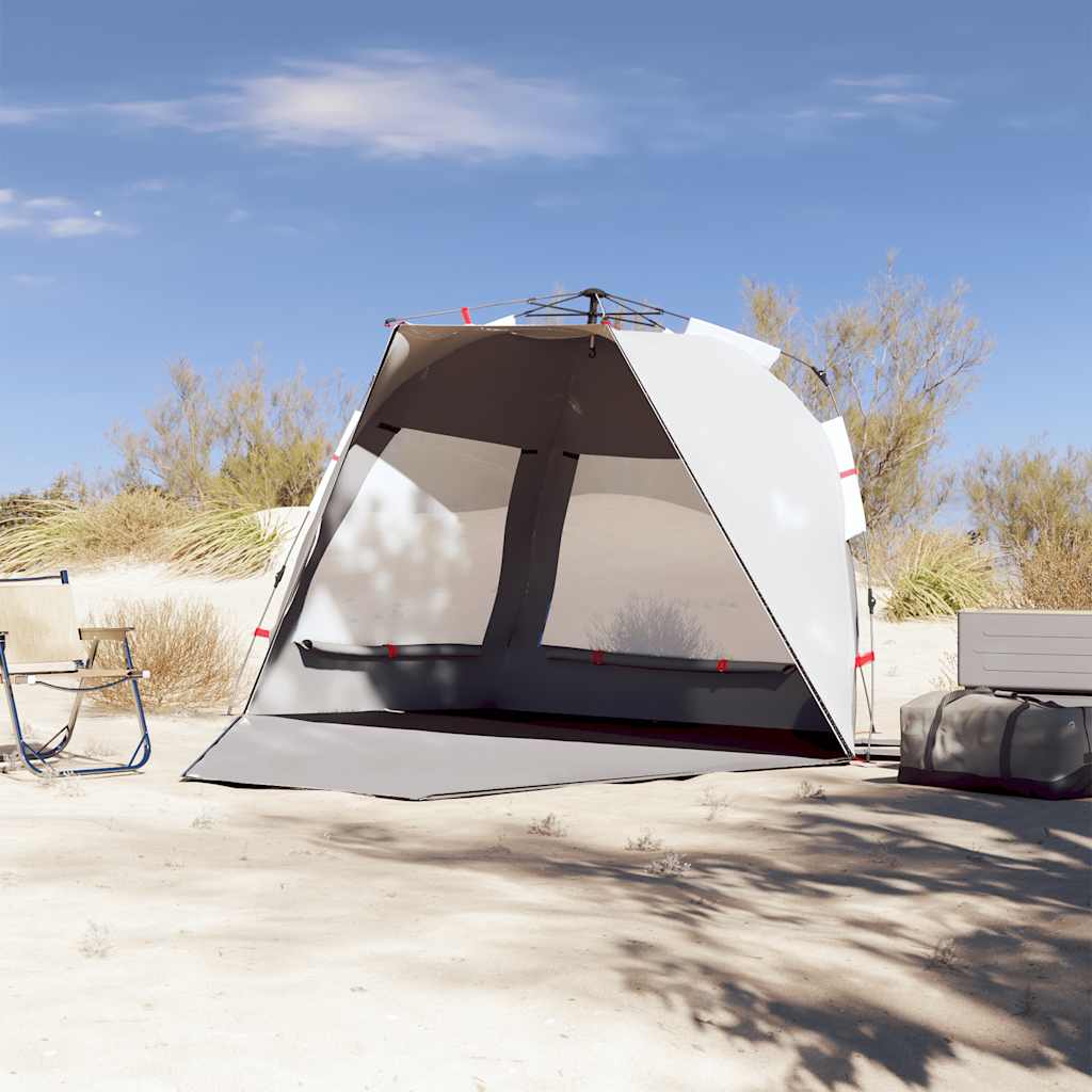 3-personers campingtelt vandtæt quick-release grå