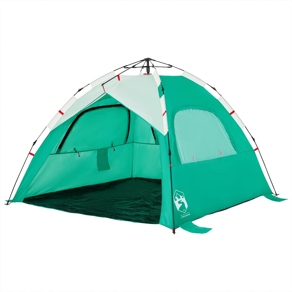 3-personers campingtelt vandtæt quick-release grøn