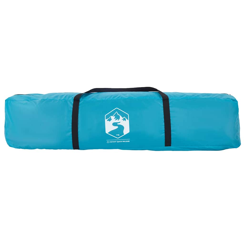 4-personers campingtelt quick-release blå