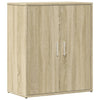 skænke 2 stk. 60x31x70 cm konstrueret træ sonoma-eg