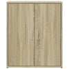 skænke 2 stk. 60x31x70 cm konstrueret træ sonoma-eg