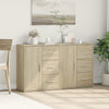 skænke 2 stk. 60x31x70 cm konstrueret træ sonoma-eg