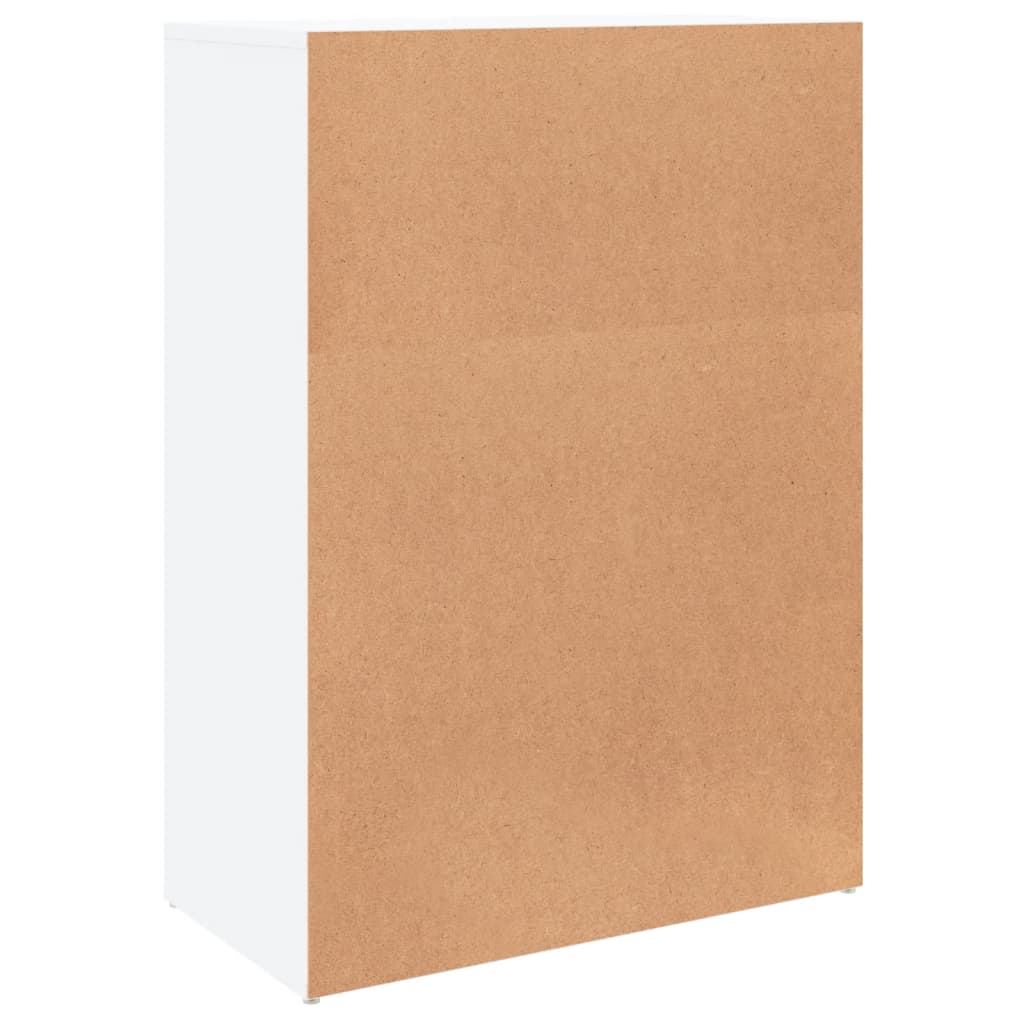 kommoder 2 stk.. 60x31x84 cm konstrueret træ hvid