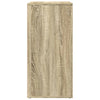 skænke 2 stk. 79x38x80 cm konstrueret træ sonoma-eg