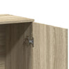 skænke 2 stk. 79x38x80 cm konstrueret træ sonoma-eg