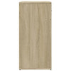 skænke 2 stk. 79x38x80 cm konstrueret træ sonoma-eg