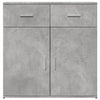 skænke 2 stk. 79x38x80 cm konstrueret træ betongrå