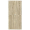 skoskab 80x39x178 cm konstrueret træ sonoma-eg