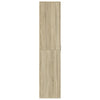 skoskab 80x39x178 cm konstrueret træ sonoma-eg