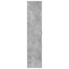 skoskab 80x39x178 cm konstrueret træ betongrå