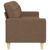3-personers sofa 210 cm stof brun