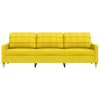 3-personers sofa 210 cm stof lysegul