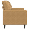 lænestol 60 cm velour brun