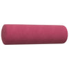 sofasæt 4 dele med hynder og bolsterpuder velour vinrød