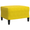 sofasæt 3 dele med hynder velour gul