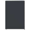 skraldespandsskjuler 276x79x117 cm 4 rum stål antracit
