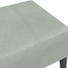 fodskammel 77x55x31 cm velour lysegrå