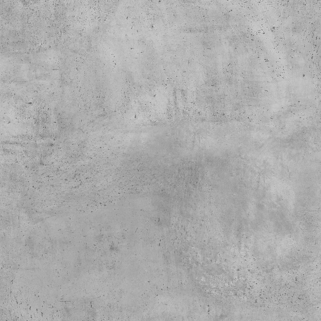 sengeramme med skuffer 140x200 cm konstrueret træ betongrå