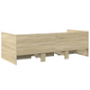 daybed med skuffer uden madras 90x190 cm sonoma-eg