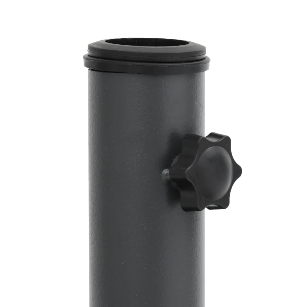 parasolfod til Ø32/38/48 mm stænger 17 kg firkantet