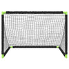 fodboldmål til børn 90x64x64 cm foldbart sort