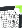 fodboldmål til børn 90x64x64 cm foldbart sort