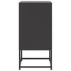 sengeborde 2 stk. 36x39x78 cm stål sort