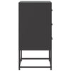 sengebord 36x39x78 cm stål sort