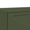 højskab 68x39x111,5 cm stål olivengrøn