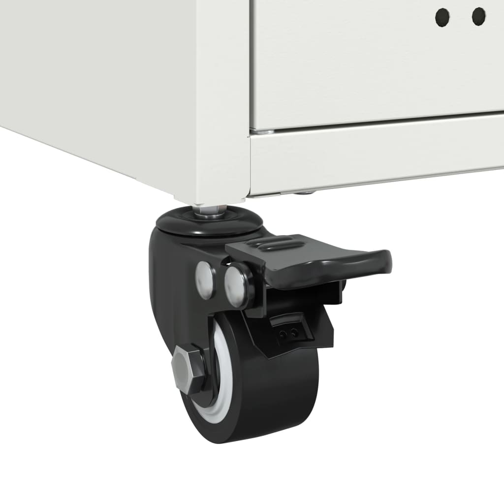 skab 68x39x72 cm stål hvid