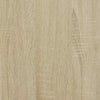 sengeborde 2 stk. 40x40x55 cm konstrueret træ sonoma-eg
