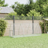 kaninbur 300x105x120 cm galvaniseret stål sølvfarvet