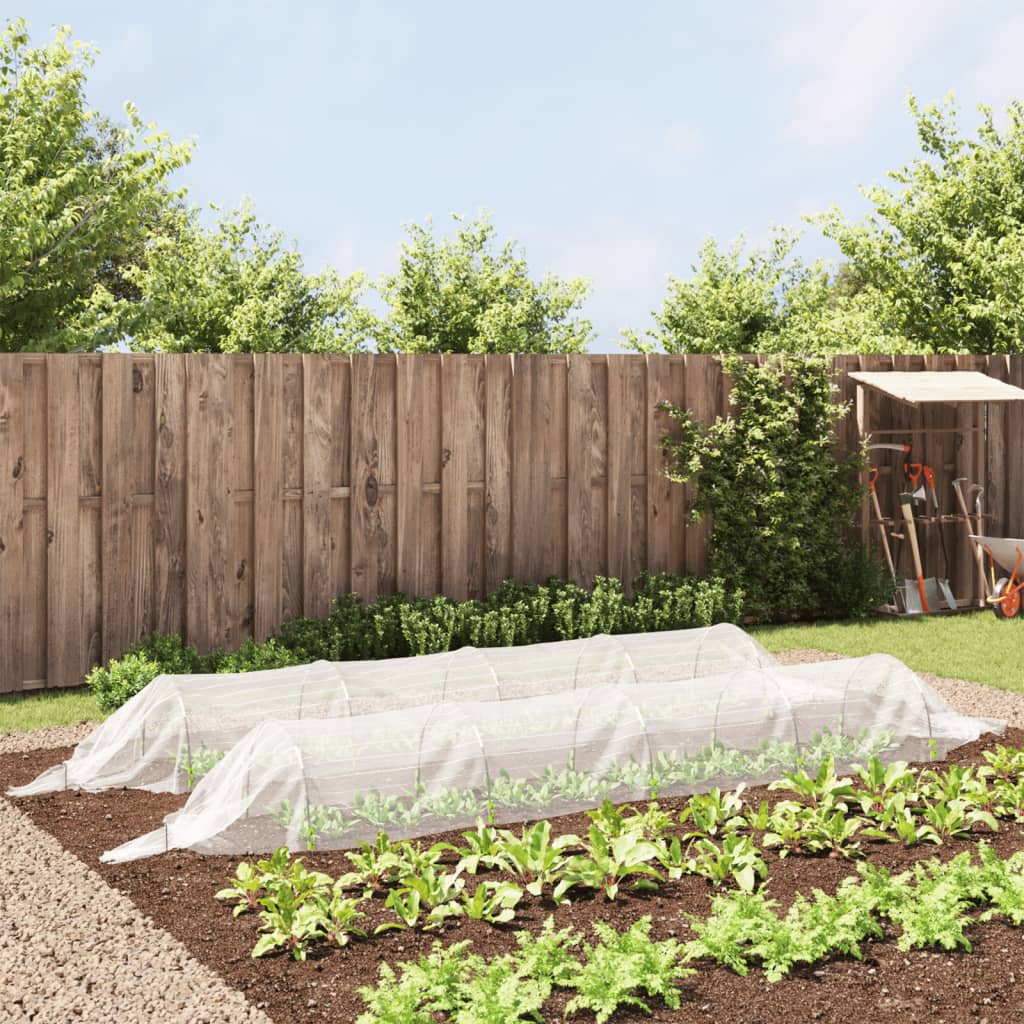 væksttunneller 2 stk. 1,5x5 m glasfiber og PP