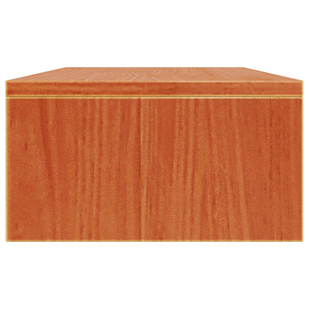 skærmholder 50x24x13 cm massivt fyrretræ gyldenbrun