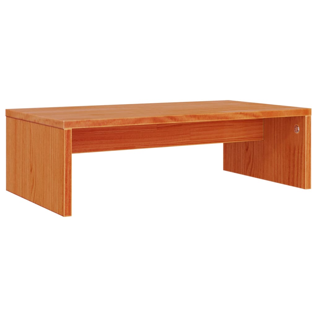 skærmholder 50x27x15 cm massivt fyrretræ gyldenbrun