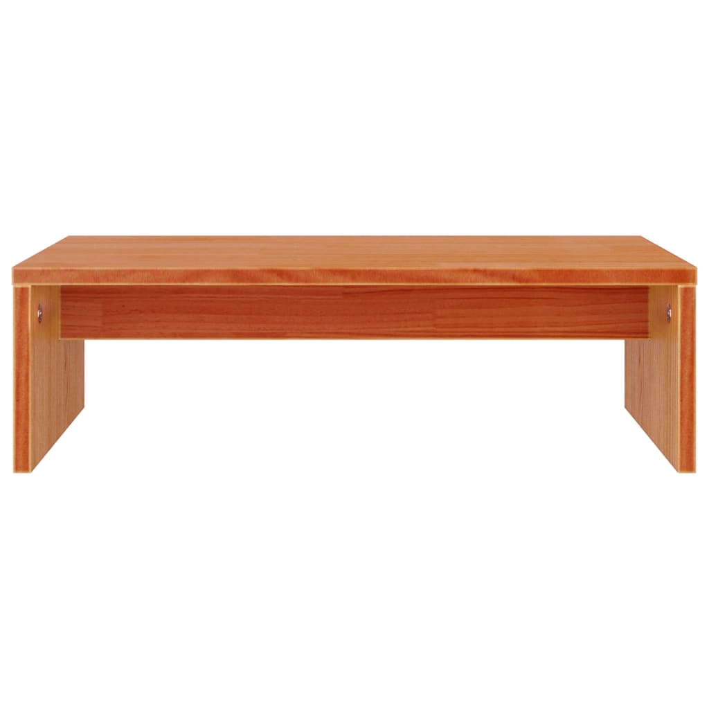 skærmholder 50x27x15 cm massivt fyrretræ gyldenbrun