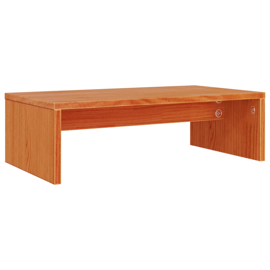 skærmholder 50x27x15 cm massivt fyrretræ gyldenbrun