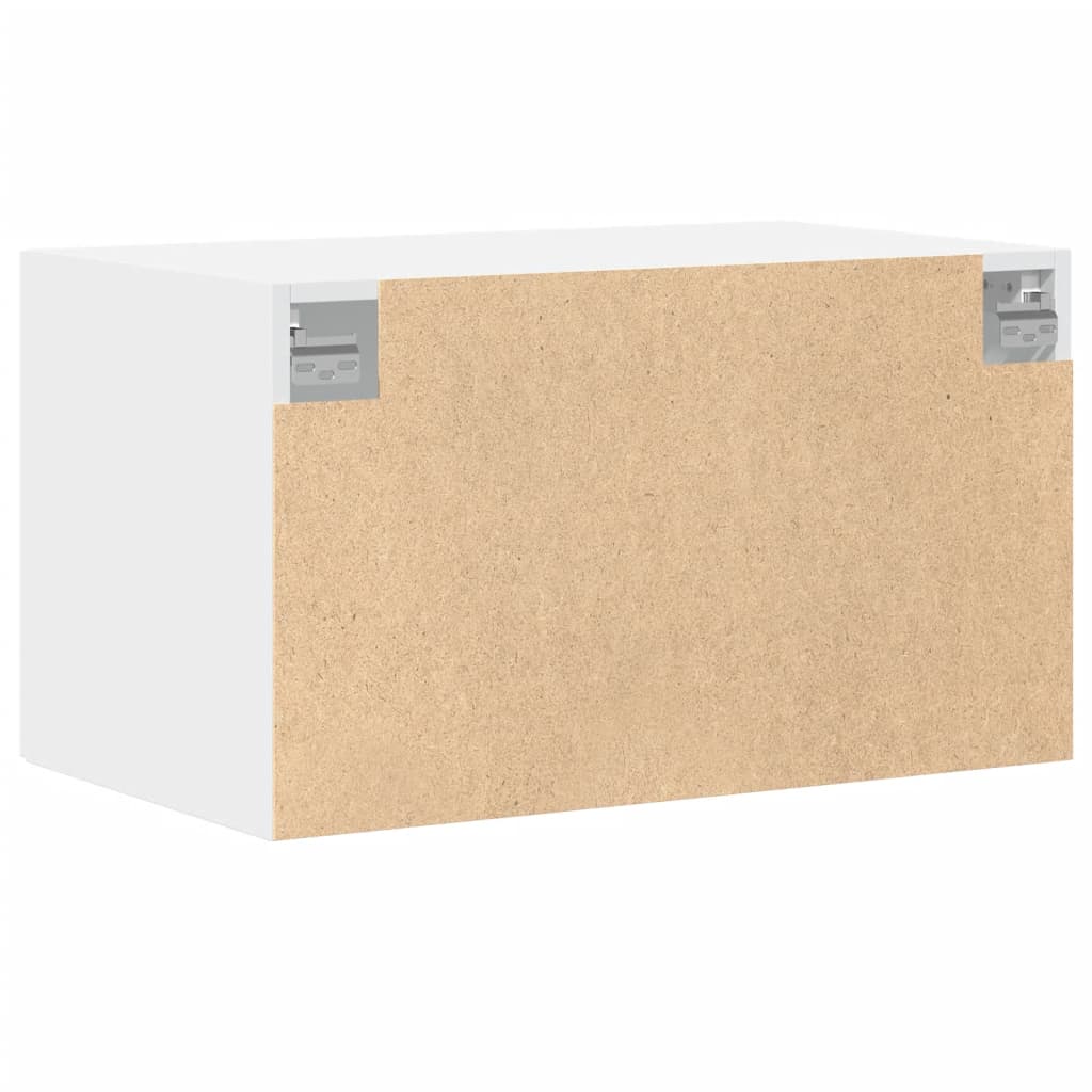 vægskab 70x42,5x40 cm konstrueret træ hvid