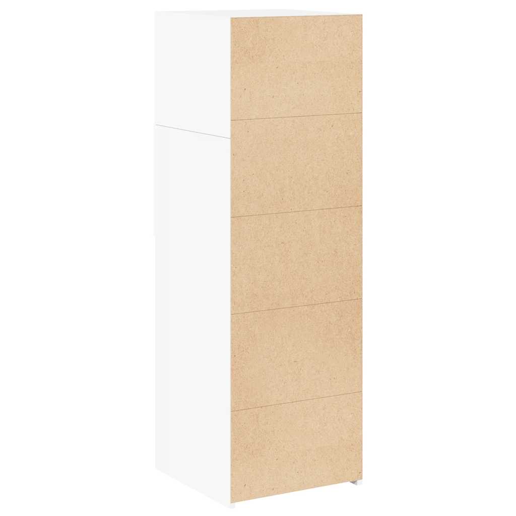 højskab 40x42,5x124 cm konstrueret træ hvid